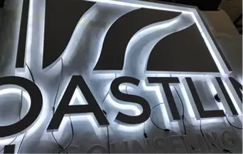 Letrero volumétrico 3